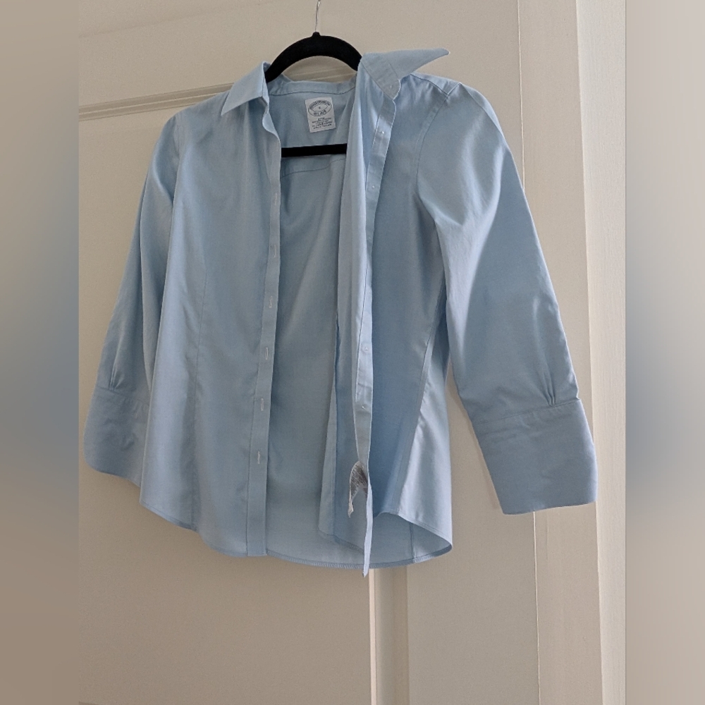 Brooks Brothers Sky Blue Fitted Shirt